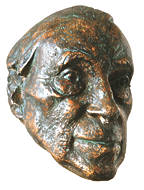 terracotta portrait of Hans Richter