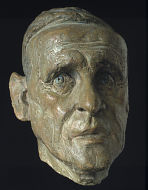 terracotta portrait of Graham Sutherland